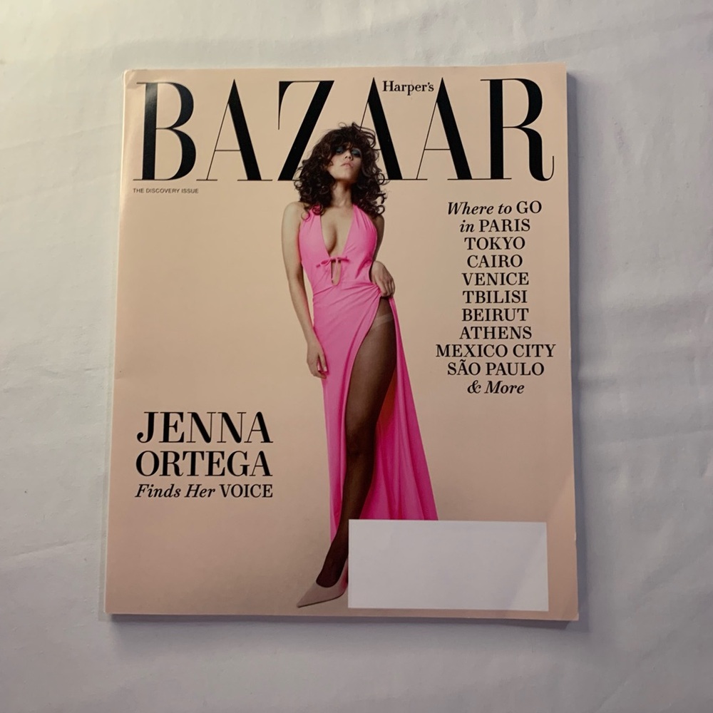 Harper's Bazaar Jenna Ortega “Finds Her Voice” Issue Summer 2025 Magazine